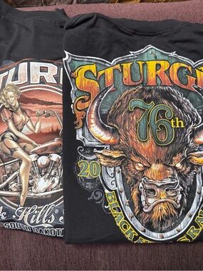 Sturgis 76th - 81st tshirts read description